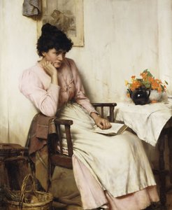 Távoli gondolatok, alkotó: Walter Langley