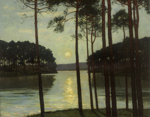 Esti hangulat a Schlachtensee-ben