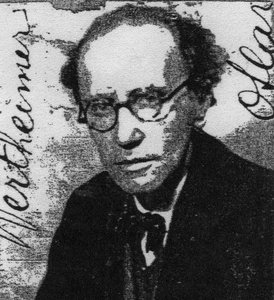 Oskar (Oscar) von Wertheimer, magyar író (sz. Bécs 1892- 1944) (fekete-fehér fotó)