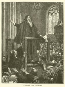 Cranmer utolsó vallomása alkotó: Walter Paget