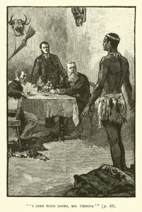 Illusztráció a King Solomons Mineshez, H Rider Haggardtól alkotó: Walter Paget