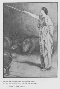 Illusztráció a pápa Homérosz Odüsszeiájához (litho) alkotó: Walter Paget
