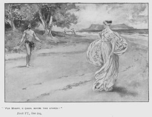 Illusztráció a pápa Homérosz Odüsszeiájához (litho) alkotó: Walter Paget