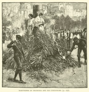 Testwood és társai mártíromsága alkotó: Walter Paget