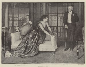 Mrs. Patrick Campbell (Agnes Ebbsmith) és Mrs Hare (Duke of St Olpherts) A hírhedt Mrs. Ebbsmithben, a Garrick Színházban alkotó: Walter Paget