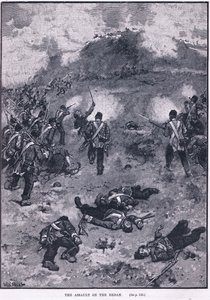 A Redan elleni támadás 1855 AD alkotó: Walter Paget