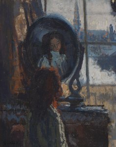 Lány a tükörnél, a kis Rachel... alkotó: Walter Richard Sickert
