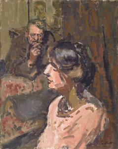 Hubby és Marie, 1912 körül (olaj, vászon) alkotó: Walter Richard Sickert