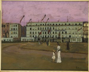 A Hotel Royal, Dieppe, 1894 körül alkotó: Walter Richard Sickert