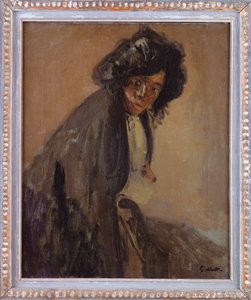 La Giuseppina egy heverőnek támaszkodva, 1903-2004 körül alkotó: Walter Richard Sickert