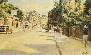 London Street, Bath, Walcot felé nézve, 1939 körül alkotó: Walter Richard Sickert