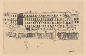 Old Hotel Royal Dieppe alkotó: Walter Richard Sickert