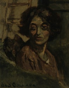 Női portré – Therese Lessore, 1927 körül alkotó: Walter Richard Sickert