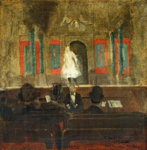 Queenie Lawrence a Gatti színpadán, 1888 körül alkotó: Walter Richard Sickert