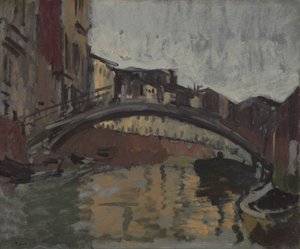 San Trovaso, Velence, 1904 körül alkotó: Walter Richard Sickert