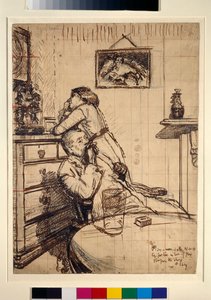Tanulmány az Ennui számára: Férj és Marie alkotó: Walter Richard Sickert