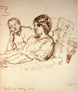 Tanulmány a "Hubby és Marie" számára alkotó: Walter Richard Sickert