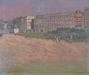 A Hotel Royal, Dieppe, 1900-01 körül (olaj, vászon) alkotó: Walter Richard Sickert