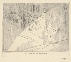 A londoni Shoreditch (rézkarc) alkotó: Walter Richard Sickert
