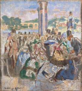 A folyó [John Gilbert után], 1930-31 körül (Olaj, vászon) alkotó: Walter Richard Sickert