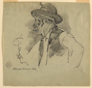 Bajor paraszt alkotó: Walter Shirlaw