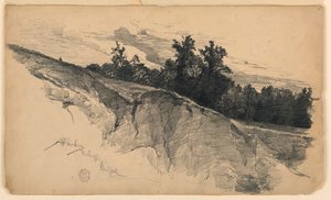 Táj Hastingsben, New Yorkban alkotó: Walter Shirlaw