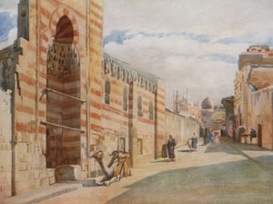 Egy mecset a kairói Saida Zeineb negyedben