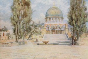 Sziklakupola a jeruzsálemi Al Aksza mecsetből alkotó: Walter Spencer Stanhope Tyrwhitt