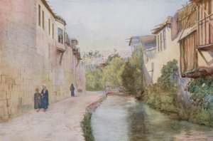 A város falai és a Barada folyó, Damaszkusz