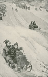 Szánkópálya Kanadában alkotó: Walter Stanley Paget