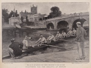 Gyakorlás a Henley-i Regattára alkotó: Walter Stanley Paget