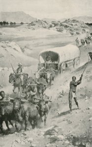 A nagy búrtúra Natalba 1835-36-ban alkotó: Walter Stanley Paget