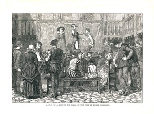 Színjáték egy Erzsébet-kori London Inn Yardban, 1878