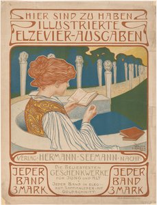 Hermann Seemann Nachfolger kiadó plakátja alkotó: Walter Tiemann