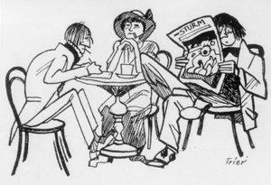 Írók a Cafe des Westensben