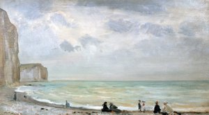 The Beach at Dover (olaj a panelen)