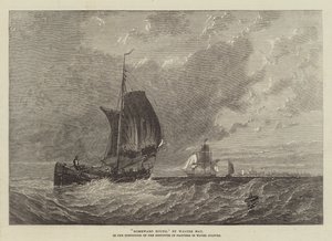 Hazafelé, a Festők Intézetének kiállításán, a Vízfestékkel festők kiállításán. alkotó: Walter William May