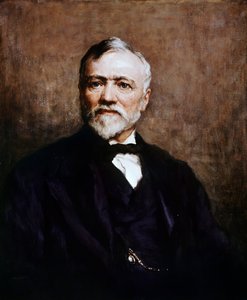 Andrew Carnegie (1835-1919), brit származású amerikai vállalkozó és filantróp portréja, Walter William Ouless (1848-1924) festménye