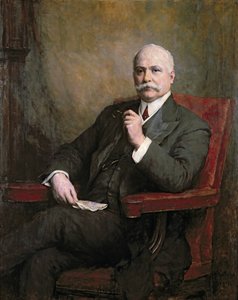 Sir Edward Hopkinson Holden (1848-1919) első báró arcképe 1911