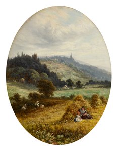 Betakarítási idő Earlswoodban, Redhill közelében, Surrey államban