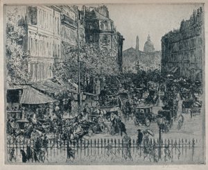 Rue Royale, Párizs, 1913 alkotó: Walter Zeising