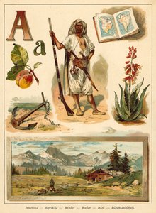 A betű (chromolitho)