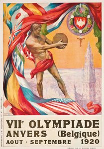 Az 1920-as nyári olimpia Antwerpenben, 1920. alkotó: Walter van der Ven