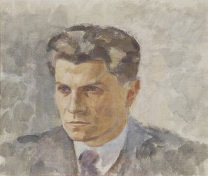 úriember portréja alkotó: Walther Gamerith