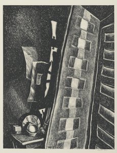 Két ajtó (litho)