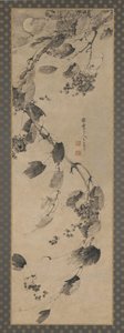 Grapevine in Wind and Moonlight, Ming-dinasztia, 1368-1644. alkotó: Wang Liangchen