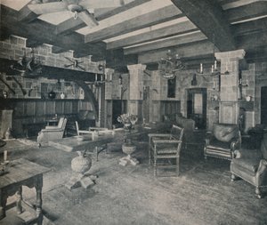 "The Buccaneer Room, Carlyle Club, Piccadilly", 1915 alkotó: Waring and Gillow