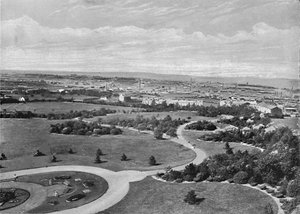 Barnsley Park és Town, 1896 alkotó: Warner Gothard