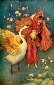 Damayanti és a hattyú, 1913.