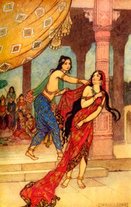 "Draupadi királynő megpróbáltatása", 1913.